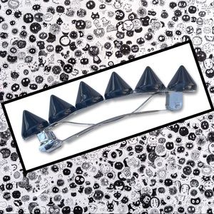 Black Spike Hair Clip